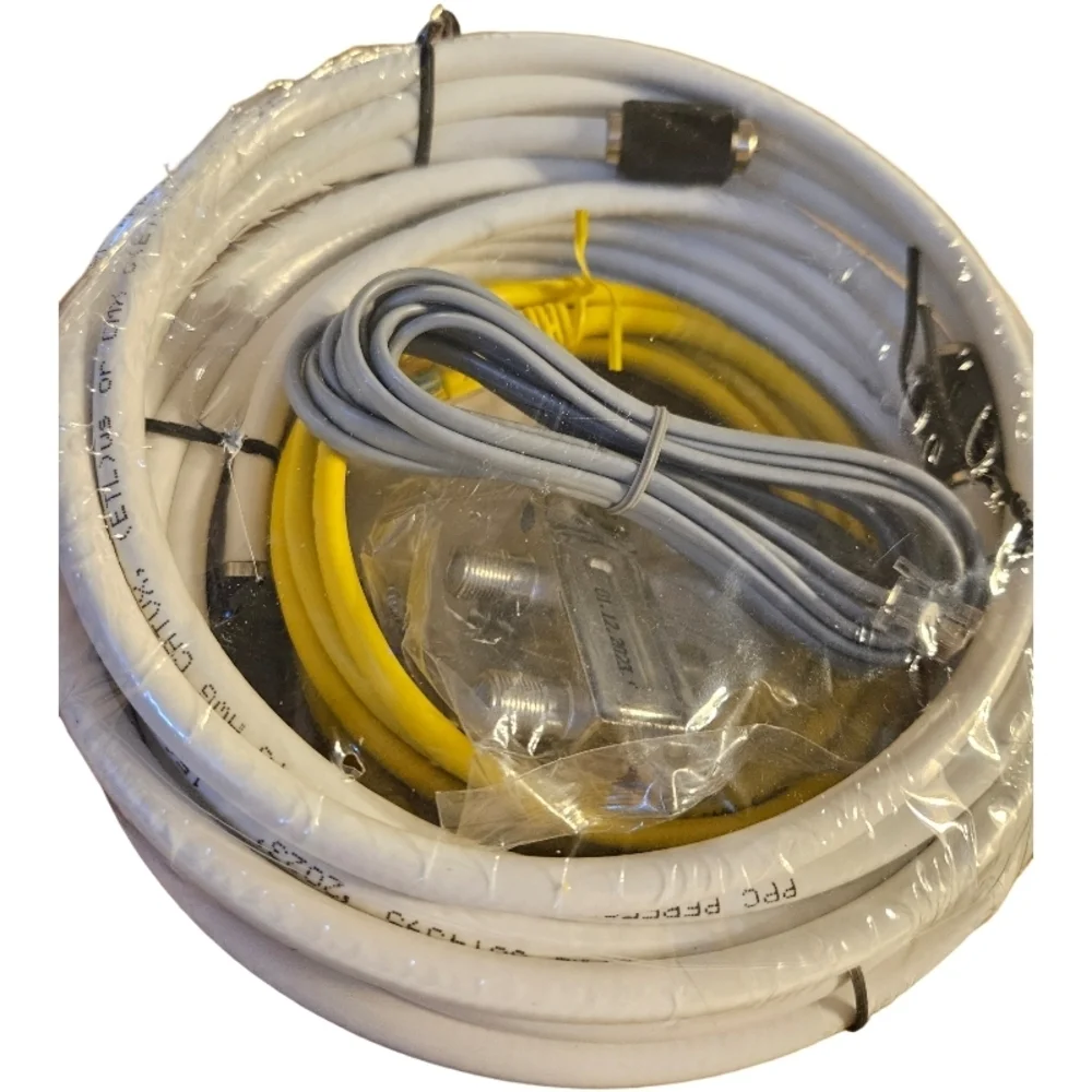PPC Phone Kit with Yellow Coax Cables